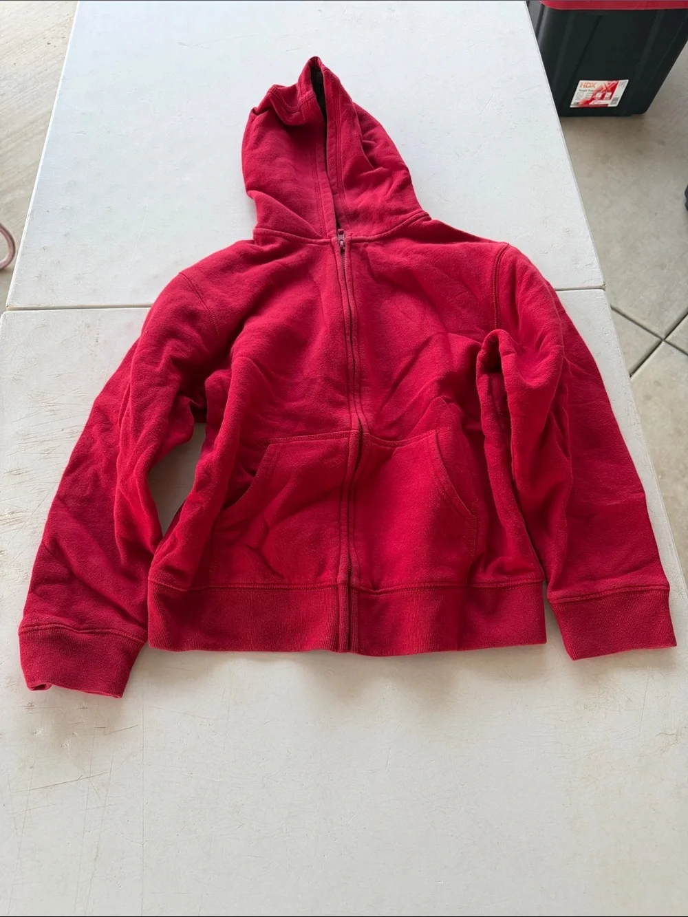 Gymboree Red Fleece Zip-Up Hoodie